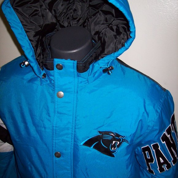 CAROLINA PANTHERS Starter KNOCKOUT Hooded Jacket